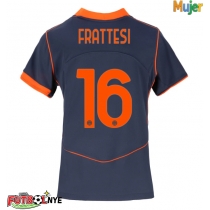 Camiseta Inter Milan Davide Frattesi #16 Tercera Equipación para mujer 2025-26 manga corta
